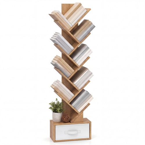 Giantex libreria albero - libreria, a